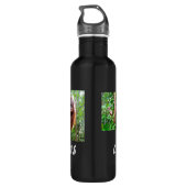 Orang-Utan Baby Uttuh an OFI Edelstahlflasche (Rückseite)