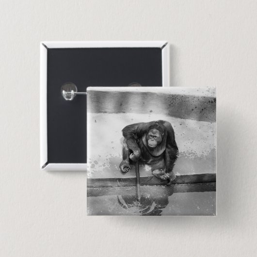 Orang-Utan Button (Vorne & Hinten)