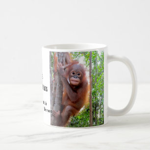 Orang-Utan Erhaltungs-Baby Uttuh Kaffeetasse