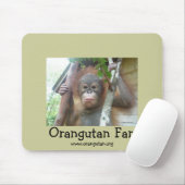 Orang-Utan Fan Mousepad (Mit Mouse)