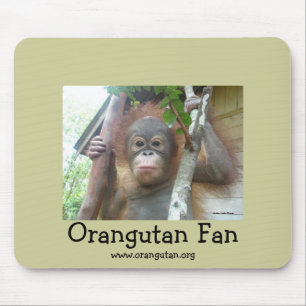 Orang-Utan Fan Mousepad
