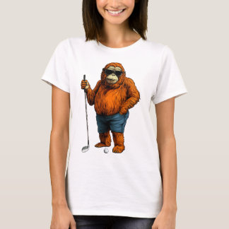 Orang-Utan Golf Affe T-Shirt