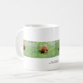 Orang-Utan Kaffee-Tasse Kaffeetasse (Vorderseite Links)