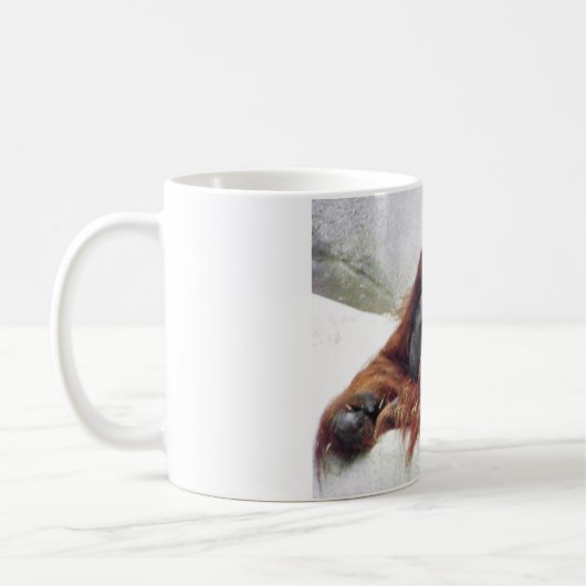Orang-Utan Kaffeetasse (Links)