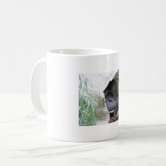 Orang-Utan Kaffeetasse (Vorderseite Links)
