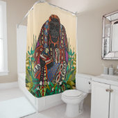 Orang-Utan-Königskornseide Duschvorhang (Beispiel)