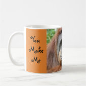 Orang-Utan Lächeln Kaffeetasse (Links)