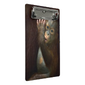 Orang-Utan Mini Klemmbrett (Schrägansicht)