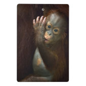Orang-Utan Mini Klemmbrett (Rückseite)