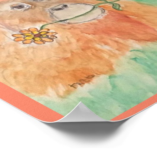 Orang-Utan Poster (Ecke)