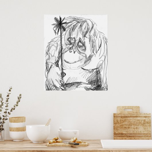Orang-Utan Poster (Küche)