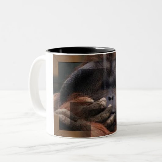 Orang-Utan Tasse (Vorderseite Links)