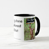 Orang-Utan Treehugger Tasse (VorderseiteRechts)