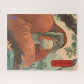 Orang-Utan, Weiser der Bäume - Japanische Kunst Puzzle (Horizontal)
