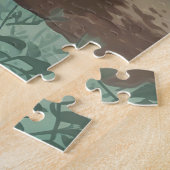Orang-Utan, Weiser der Bäume - Japanische Kunst Puzzle (Seite)