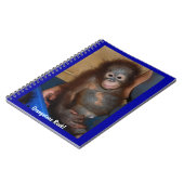 Orang-Utans Felsen Notizblock (Linke Seite)