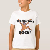 Orang-Utans Felsen T-Shirt (Vorderseite)