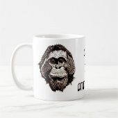 Orang-Utans OFI Baby-Foto-Kunst Kaffeetasse (Links)
