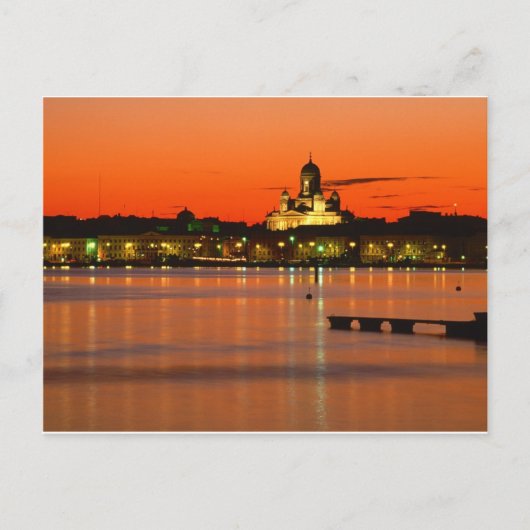 Orang wilight, Helsinki, Finnland Postkarte (Vorderseite)