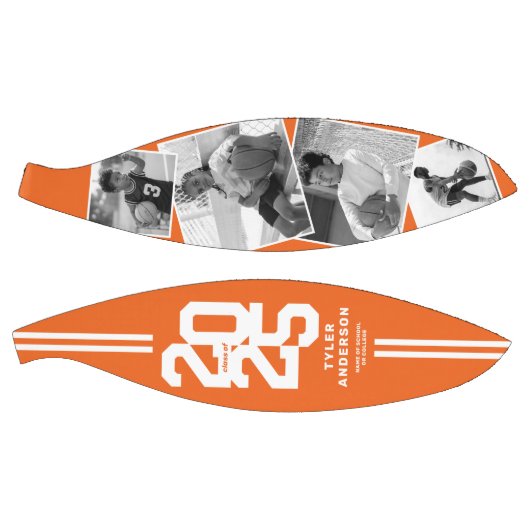 Orange 2025 Abschluss Senior 4 Foto Basketball (Panele)