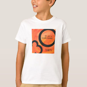 Orange 30 Decade Geburtstag T-Shirt