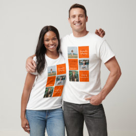 Orange 3-Foto Fun Boxes Class Year T-Shirt