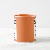 Orange 4:6 Bilderrahmen 2 x Foto Custom Combo Tasse (Zentrum)