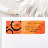 Orange 50 Decade Geburtstag (Insitu)