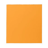 Orange 5,5" x 6" Notepad - 40 Seiten Notizblock (Vorderseite)