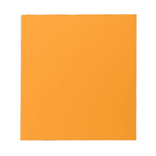 Orange 5,5" x 6" Notepad - 40 Seiten Notizblock