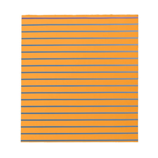 Orange 5,5" x 6" Notepad - 40 Seiten Notizblock (Vorderseite)