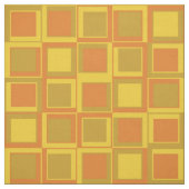 Orange 70er Jahre Styling Quadrate Stoff (Muster)