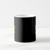Orange 8-Bit Video Game Style Kaffeetasse (Mittel)
