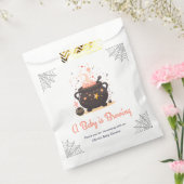 Orange A Baby is Brewing Halloween Baby Shower Geschenktütchen (Versiegelt)