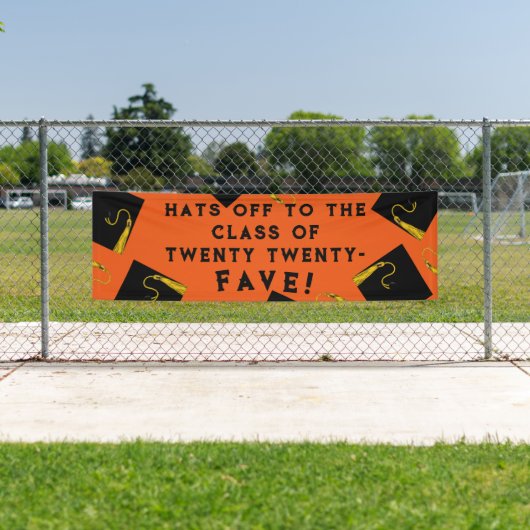 Orange Abschluss 2025 Senior Class Banner (Insitu)