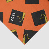 Orange Abschluss Tissue Paper Seidenpapier (Ausschnitt)