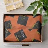 Orange Abschluss Tissue Paper Seidenpapier (Geschenk)