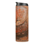 Orange abstract painting thermosbecher (Nach rechts gedreht)