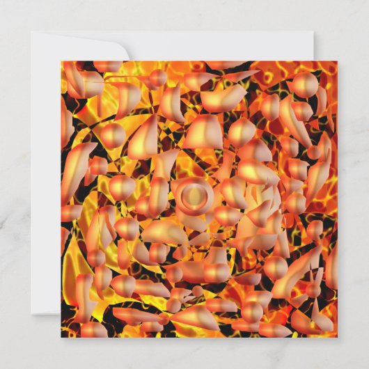 Orange Abstrakt (Rückseite)