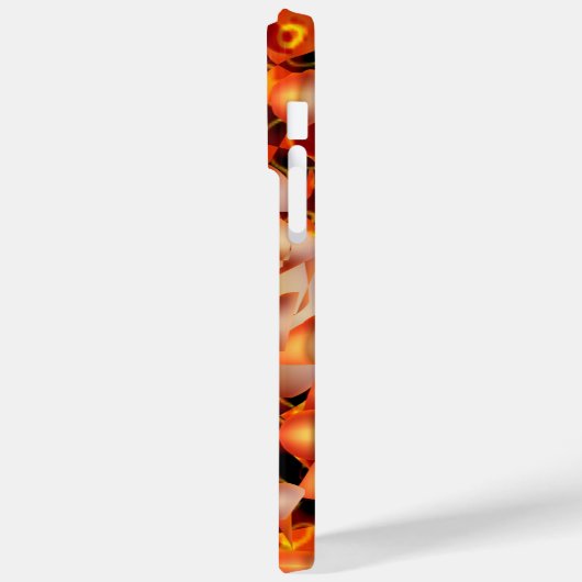 Orange Abstrakt Case-Mate iPhone Hülle (Rückseite / Links)