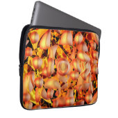 Orange Abstrakt Laptopschutzhülle (Vorne Rechts)