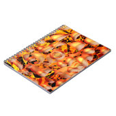 Orange Abstrakt Notizblock (Linke Seite)