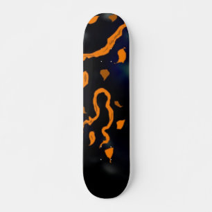 Orange Abstrakt Skateboard