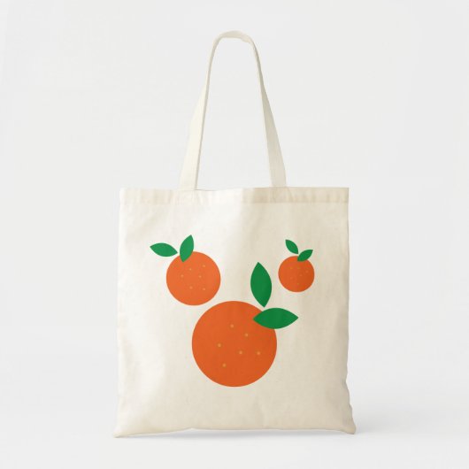 Orange Abstrakt Tote Bag Tragetasche (Vorne)