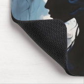 Orange Abstrakt Woman Mousepad (Ecke)