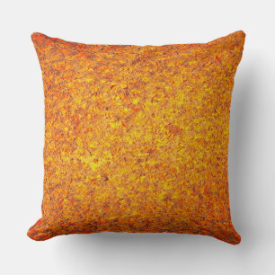 Orange Abstrakte Malerei Kissen