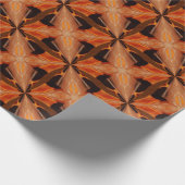 Orange abstraktes geschenkpapier (Ecke)
