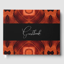 Orange abstraktes Muster Hochzeit