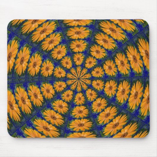 Orange African Daisy Mousepad (Vorne)