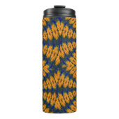 Orange African Daisy Thermal Tumbler Thermosbecher (Vorderseite)